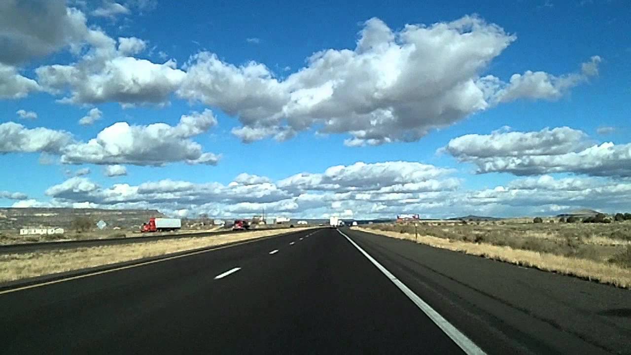 Route 66 Drive: Gallup, Grants New Mexico I-40 Dashcam