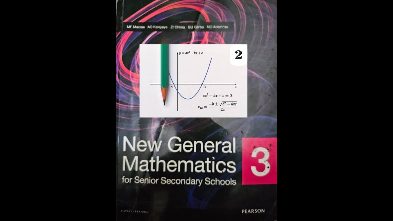 27  Solving Quadratic Equations Using Graph | Quadratic Graphs for WAEC, JAMB, NECO  (Chapter 3)