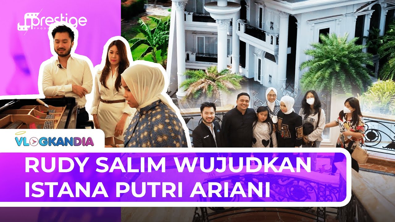 PERTAMA KALI PUTRI ARIANI MASUK ISTANA YANG ADA GRAND PIANO! DUET BARENG RUDY SALIM DAN ISTRI