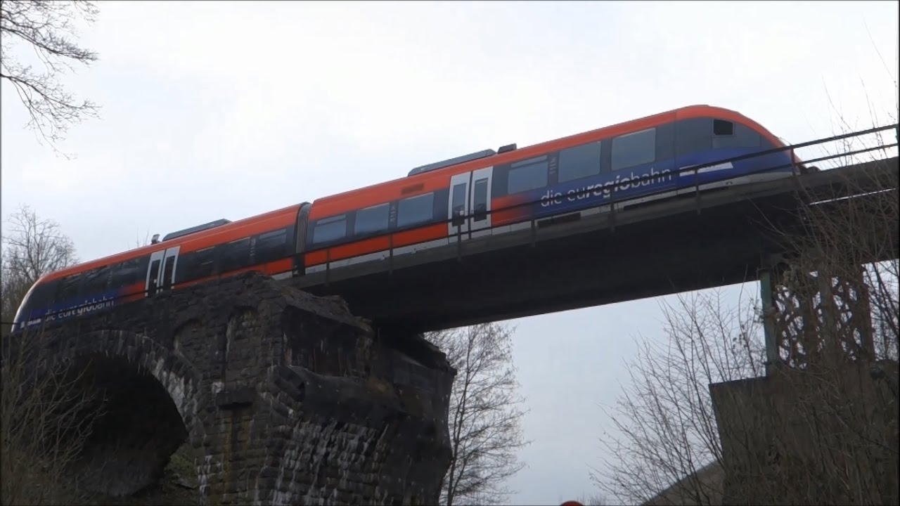 Vennbahn-Reststück Stolberg - Breinig: Weihnachtsmarkt-Sonderfahrten euregiobahn Dezember 2016