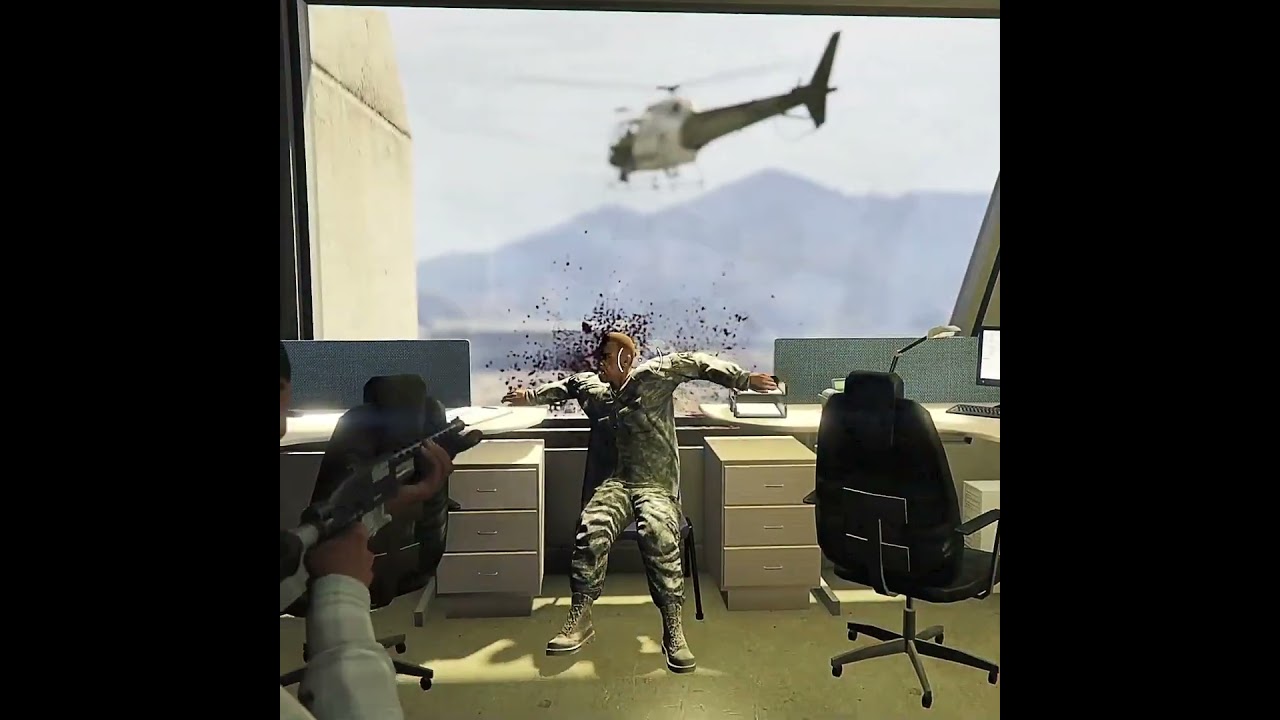 Trying to Destroy Military Base Tower In GTA 5