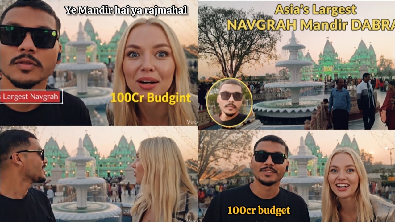 Dabra Navgrah Mandir Full tour | Vivek Rai vlog | M.P. India|  Asia's Largest Navgrah  #datiavlog