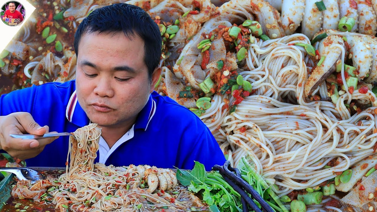 ซั่วข้าวปุ้นสะไบนางหนวดหมึก อั้วตั้วเข้มข้นหมุนติ้วๆ แซ่บจ้วดยามแลง