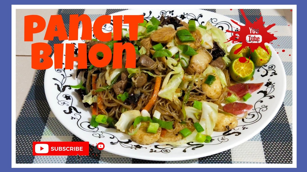 SPECIAL PANCIT BIHON WITH PORK LIVER 