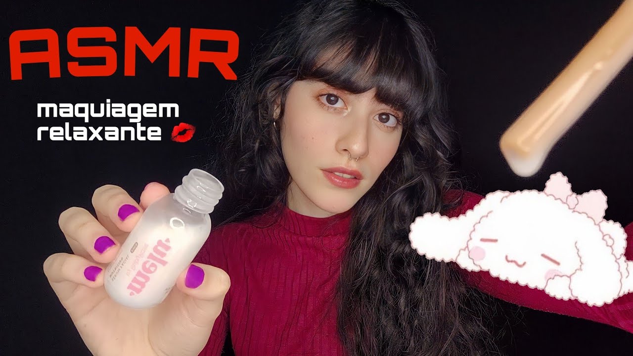ASMR MAQUIANDO VOCÊ 💄