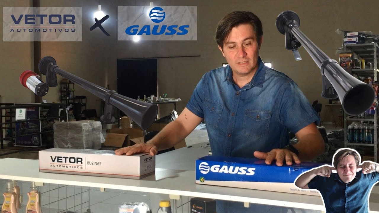Testando Buzina Maritima Vetor x Gauss ! Barco Caminhão Moto