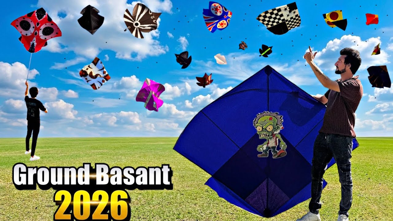 Biggest Kite Paich In Ground Basant 2026 🤩 || 6 vs 6 Tawa || End Level Scene🥵|| Basant 2026 video!