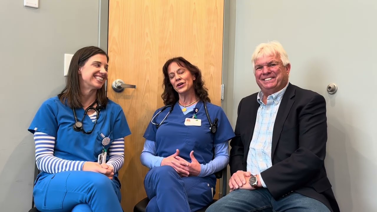 Tim interviews Jennifer and Temple at Bladen Medical Associated White Lake
