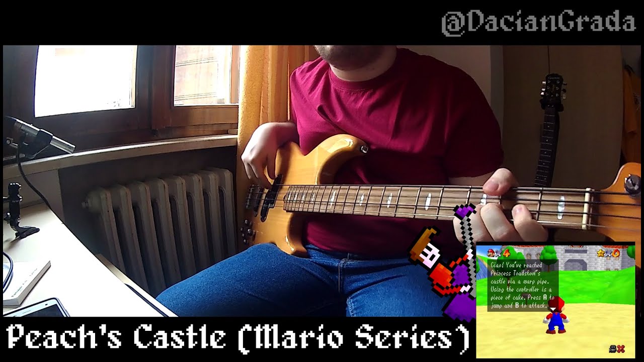Peach Castle Theme (Mario Series) Metal Guitar Cover | Dacian Grada