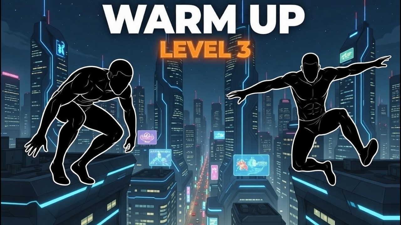 WARM UP LEVEL 3 | Immersive Interactive Parkour 🔥