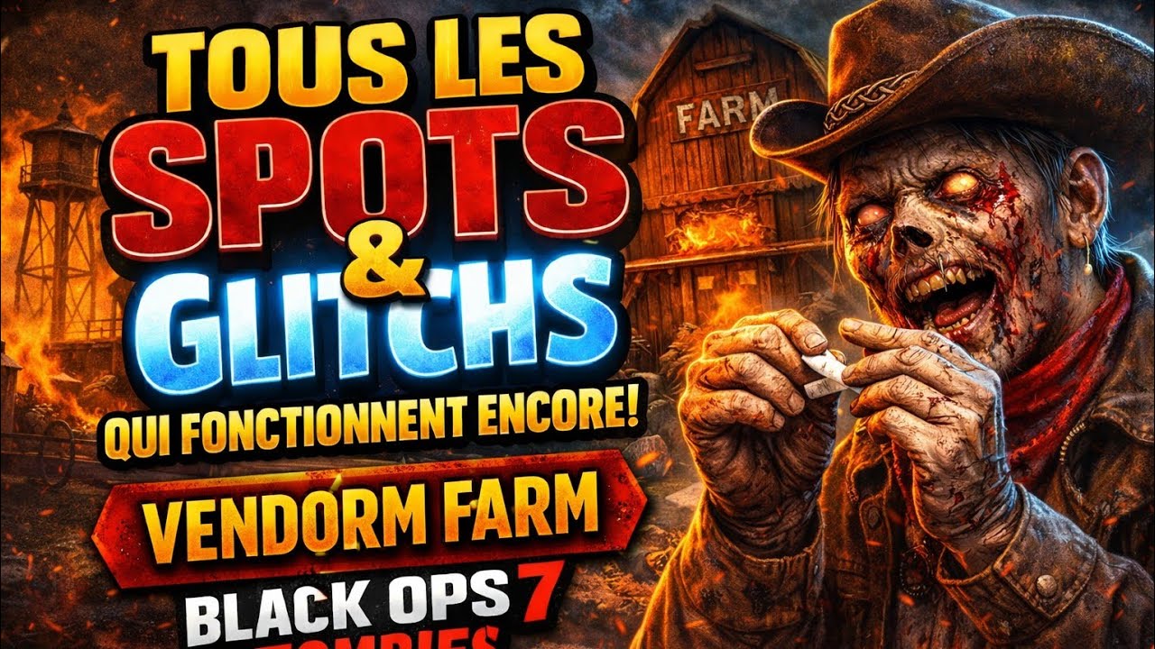 Vidéo spéciale VENDORM FARM  BLACK OPS 7  GLITCH / SPOT /ASTUCES 🤠🧟
