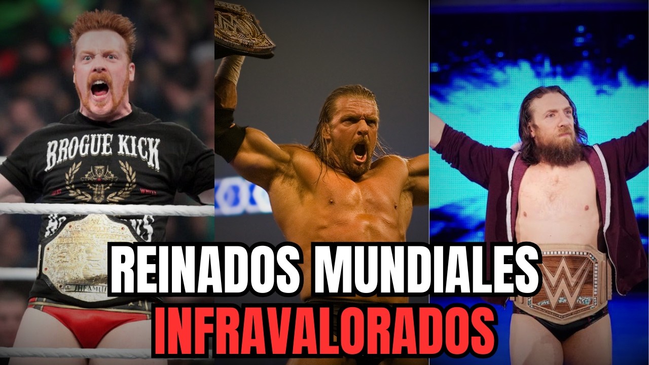 5 REINADOS MUNDIALES INFRAVALORADOS en WWE