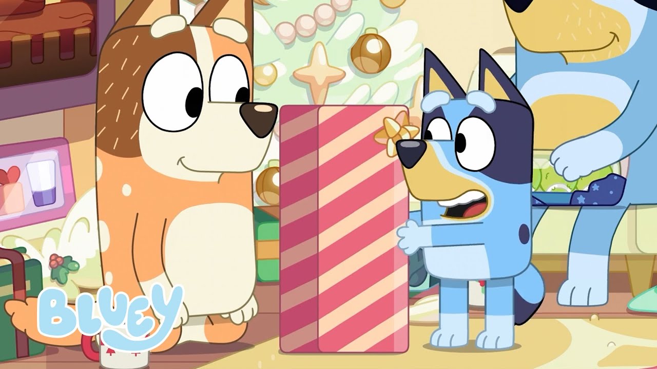 Jul med familjen Heeler🎄💙 | Bluey Officiella Svenska Kanalen