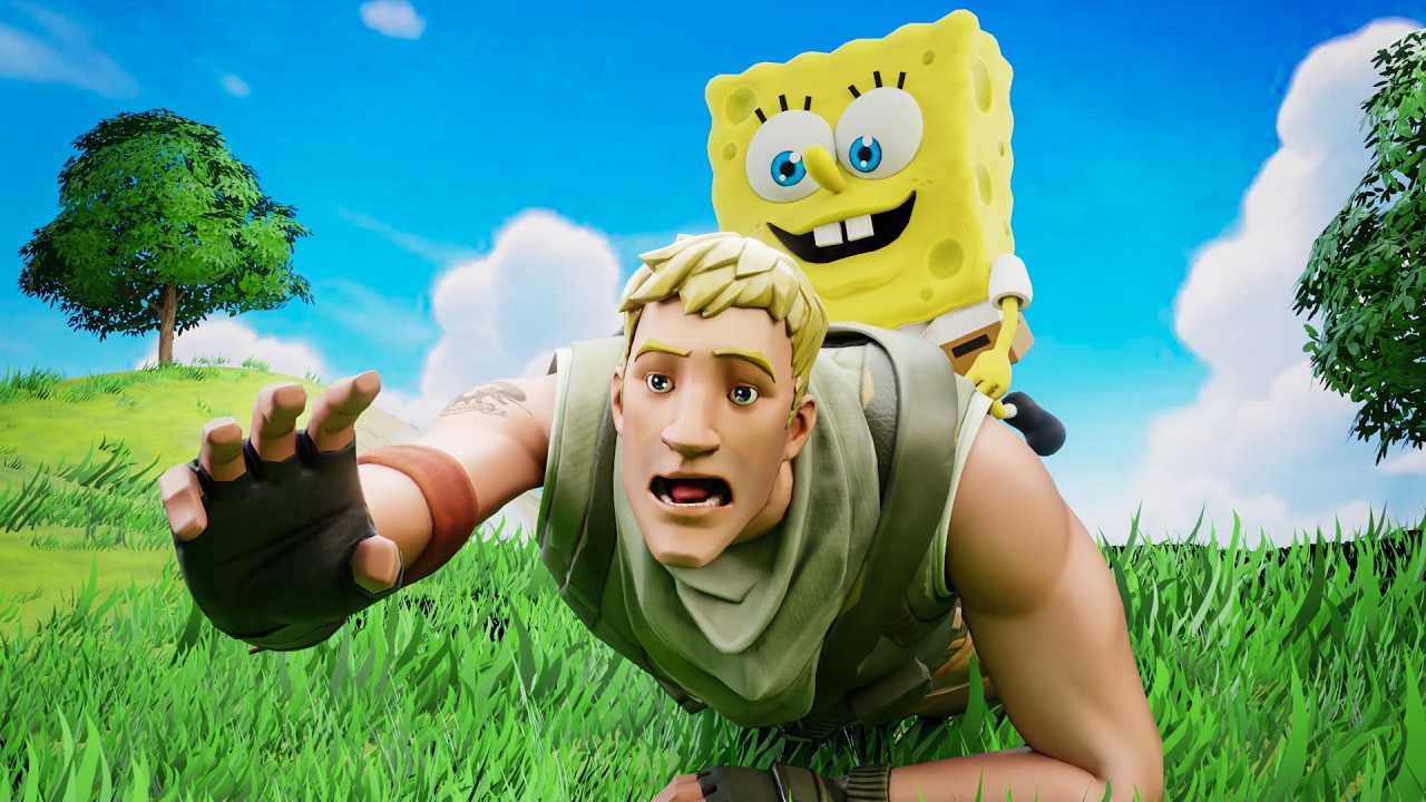 I paid SpongeBob VOICE ACTORS to play Fortnite