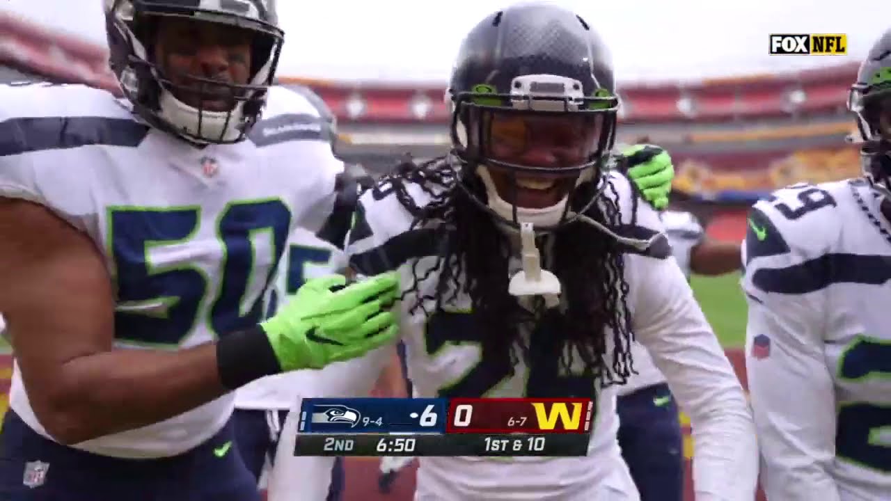 Shaquill Griffin Gets The Pick On A Tipped Ball!!!!