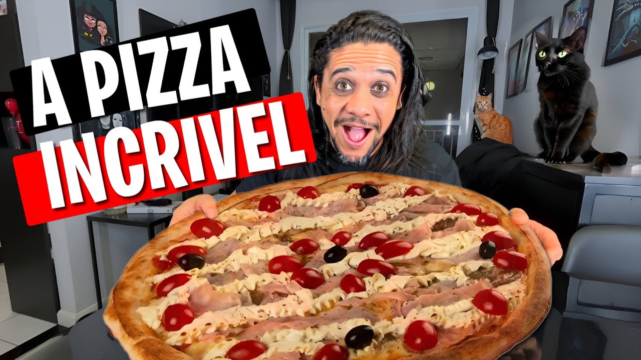 PROVANDO A PIZZA DA INCRÍVEL 100% VEGETAL
