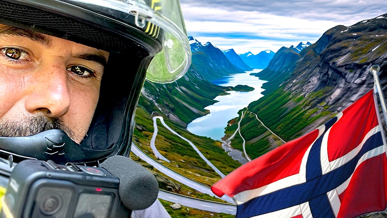 MI 1º IMPRESIÓN de NORUEGA | Descubriendo NORWAY 🏍️❤️💙 Ep.3x4 Ruta Cabo Norte. NORDKAPP Moto Trail