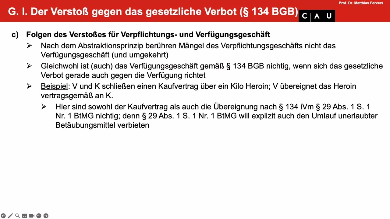 BGB AT – Folge 20 (§ 138 BGB: Wucher und Verstoß gegen die guten Sitten)