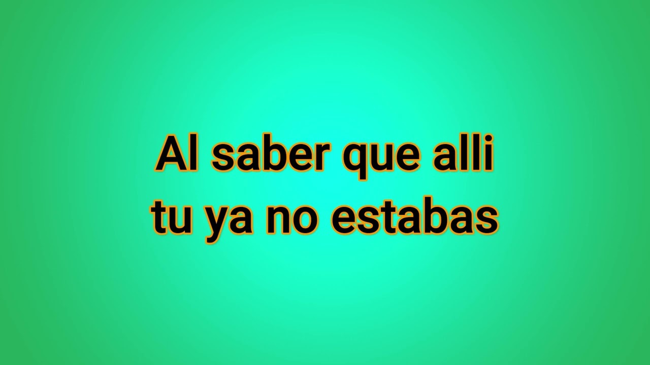 Era Un Domingo   Los Alegres Cordillera   Karaoke