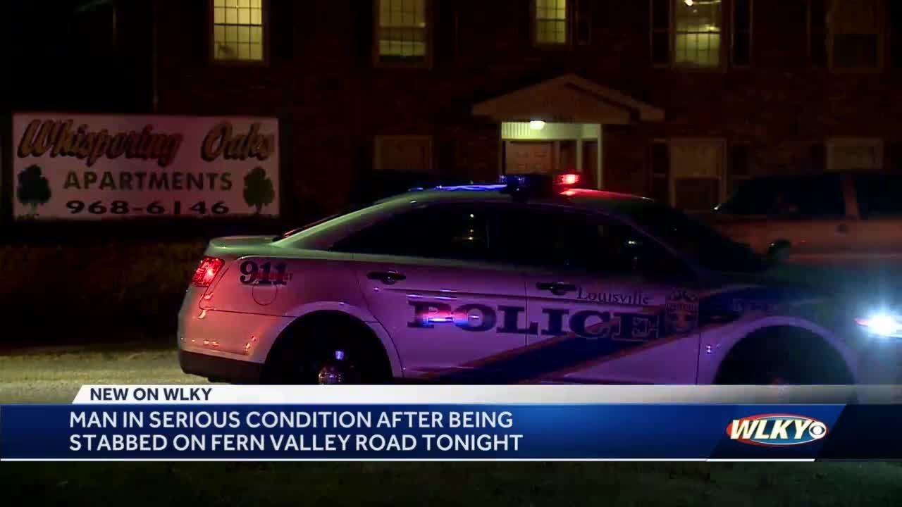 LMPD: Man in serious condition after stabbing on Fern Valley Road