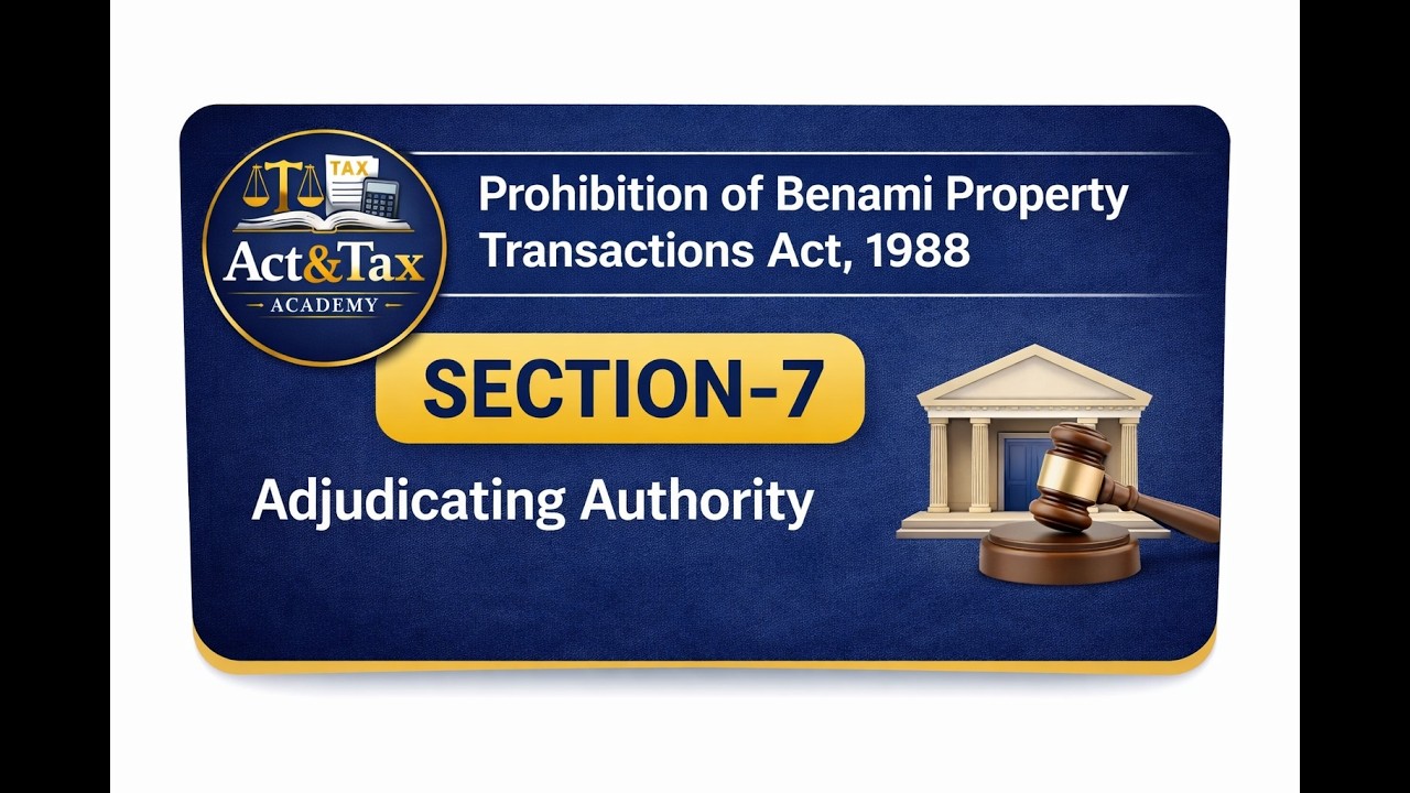 Section 7 :- Adjudicating Authority