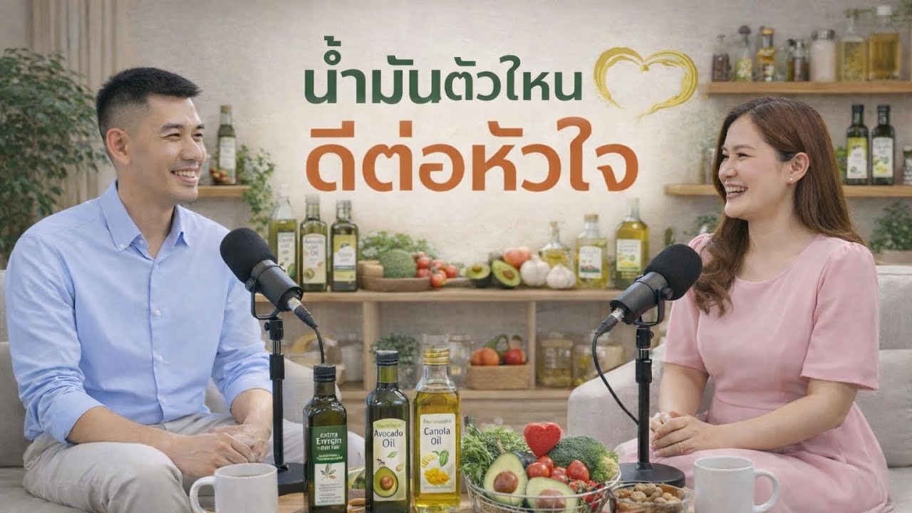 น้ำมันชนิดไหน ดีต่อหัวใจ และความเชื่อใดผิด - Cooking Oils & Heart Health: What Most People Get Wrong