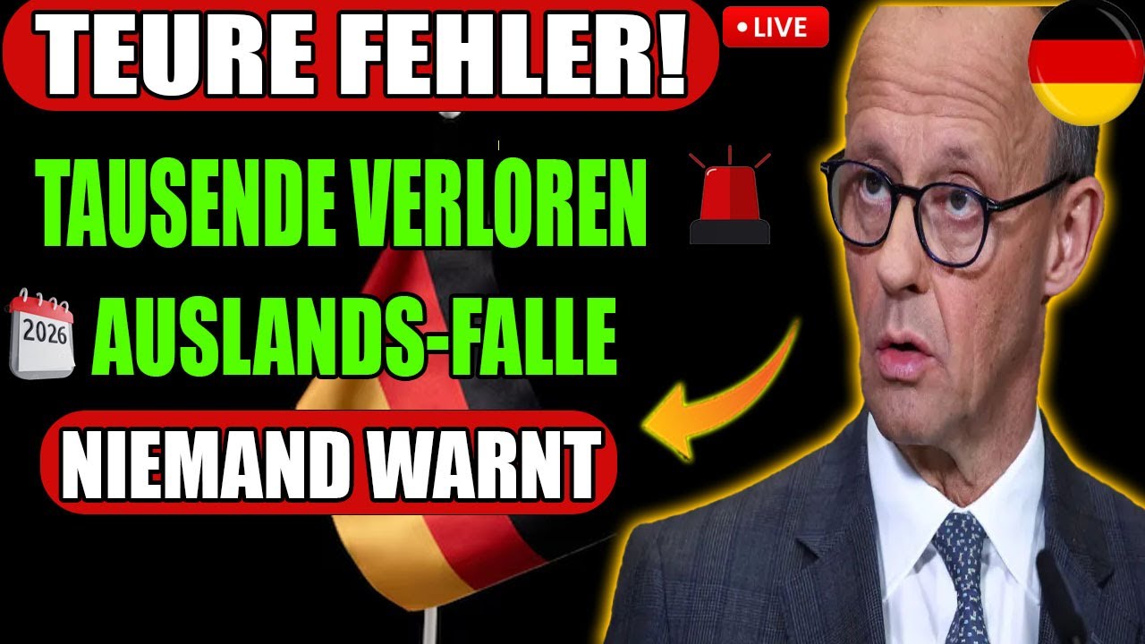 🚨 Deutsche Rente im Ausland: Diese 5 Fehler kosten Rentner tausende Euro!