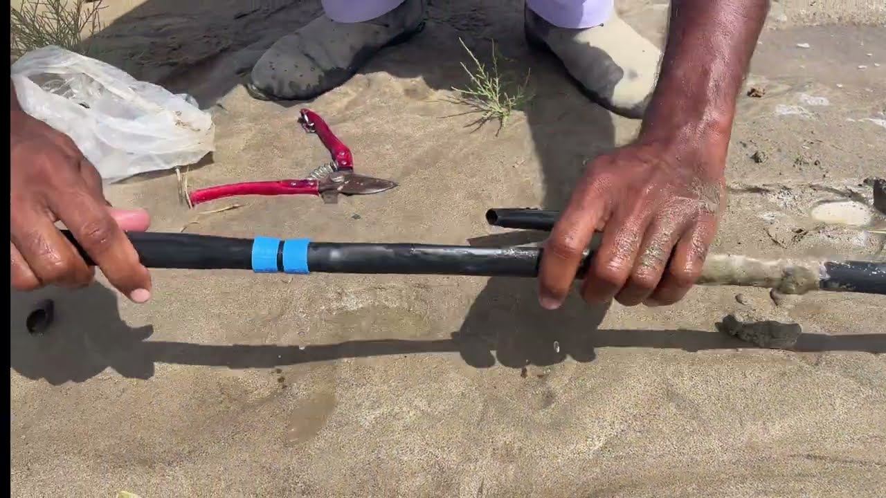 Drip Poly Tubing Repair