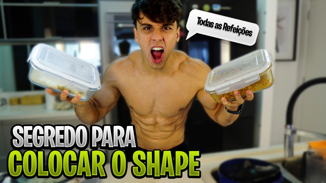 DIETA QUE TRANSFORMOU O SHAPE DO ALFREDO