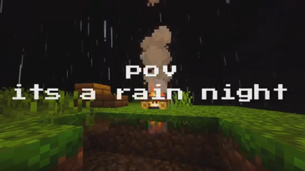 Pov, its a rain night