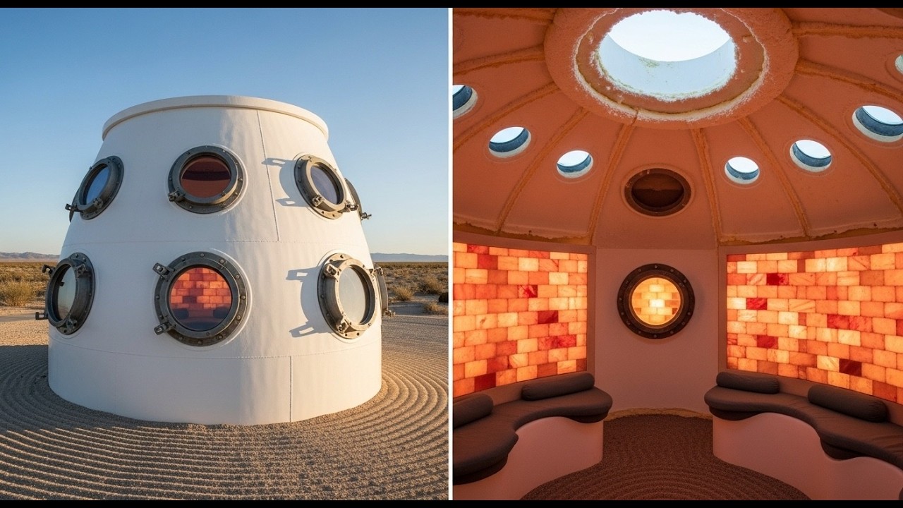 Building a Meditation Room Inside a Decommissioned Space Shuttle Fuel Tank