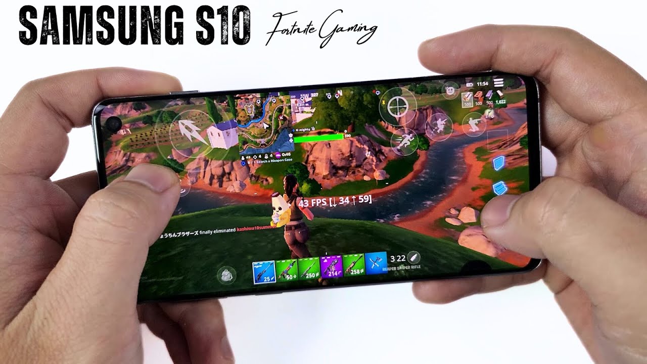 Samsung Galaxy S10 Fortnite Battery Drain test | Snapdragon 855