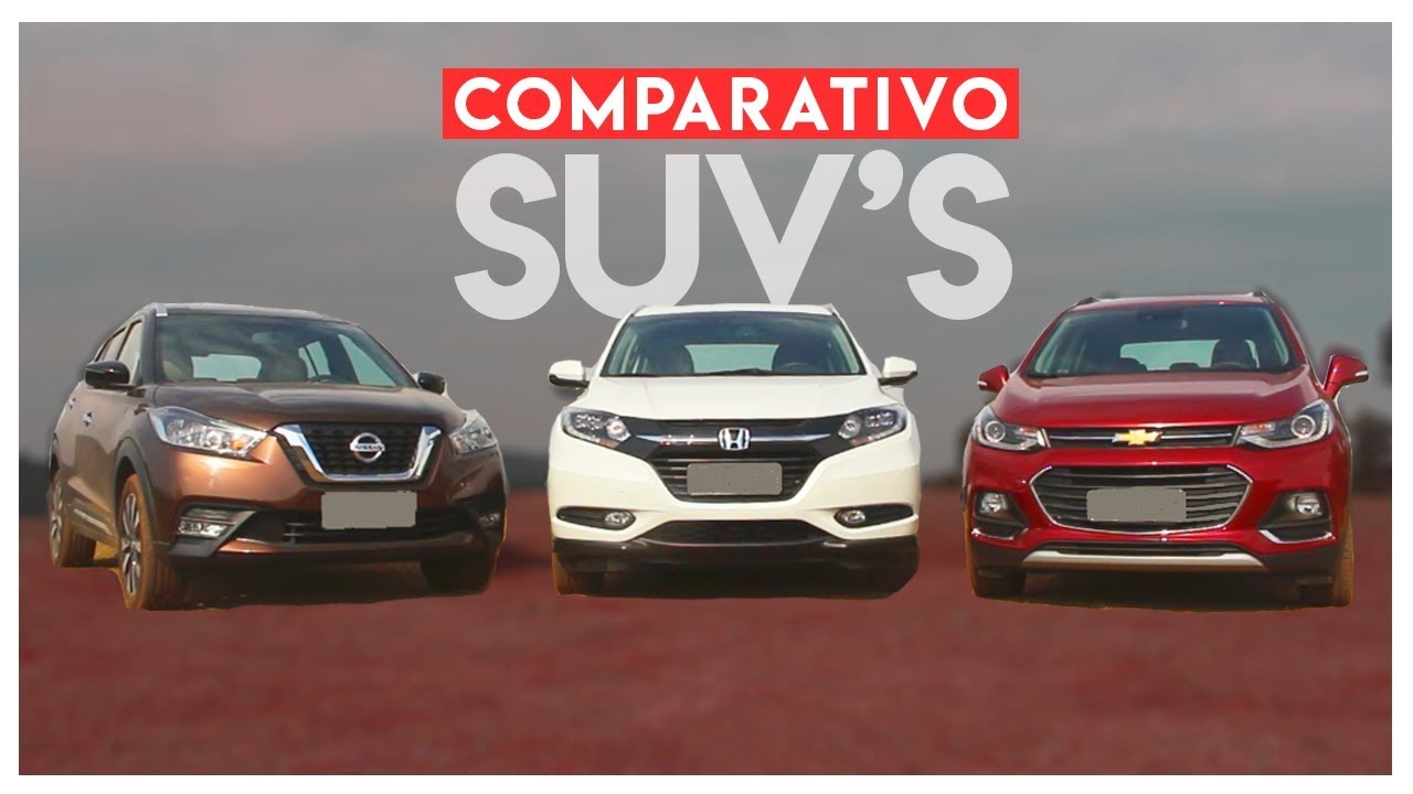 Comparativo: Nissan Kicks SL / Honda HR-V Touring / Chevrolet Tracker Premier