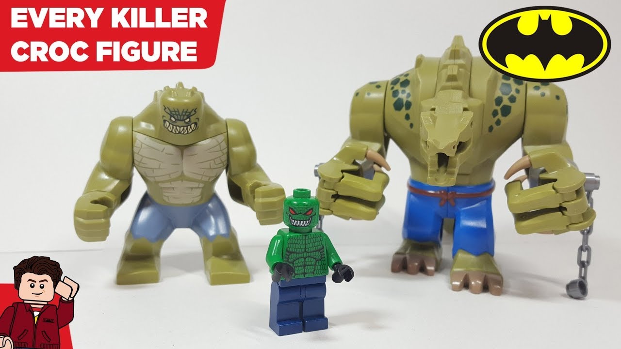 EVERY LEGO Killer Croc Figure EVER Released