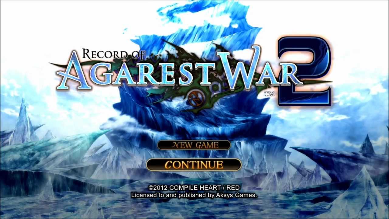 Record of Agarest War 2 - Intro And Trophies (showing off my JP version as well)