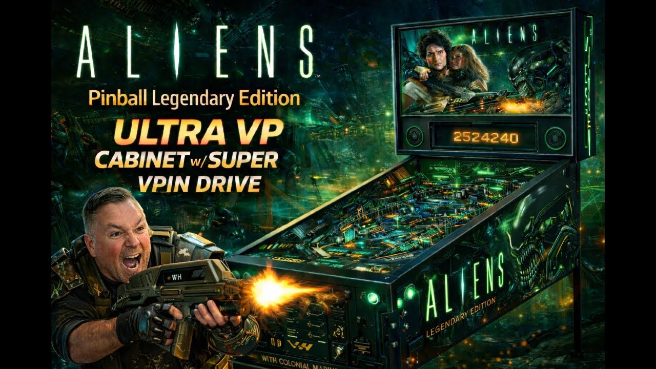 ALIENS Pinball Legendary Edition | Ultra VP Cabinet w/ Super VPIN Drive