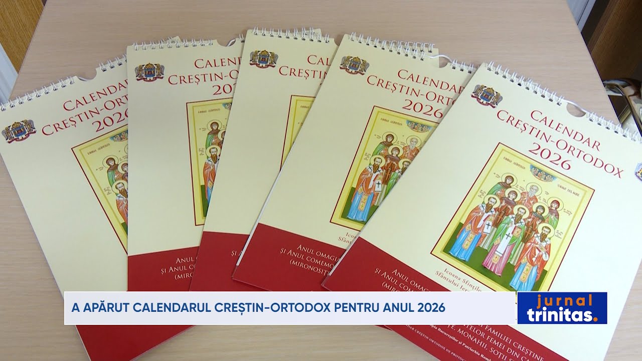 A apărut Calendarul creștin-ortodox pentru anul 2026