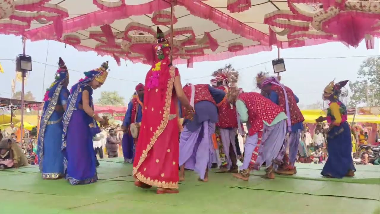 आदिवासी कोरकू गदली सुसून खारीखेडा मेला टीम सोनाबर्डी 