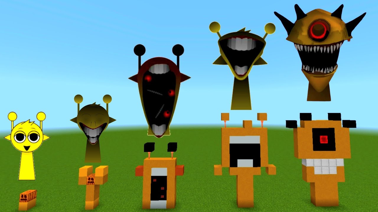 Sprunki Simon Evolution In Minecraft PE 