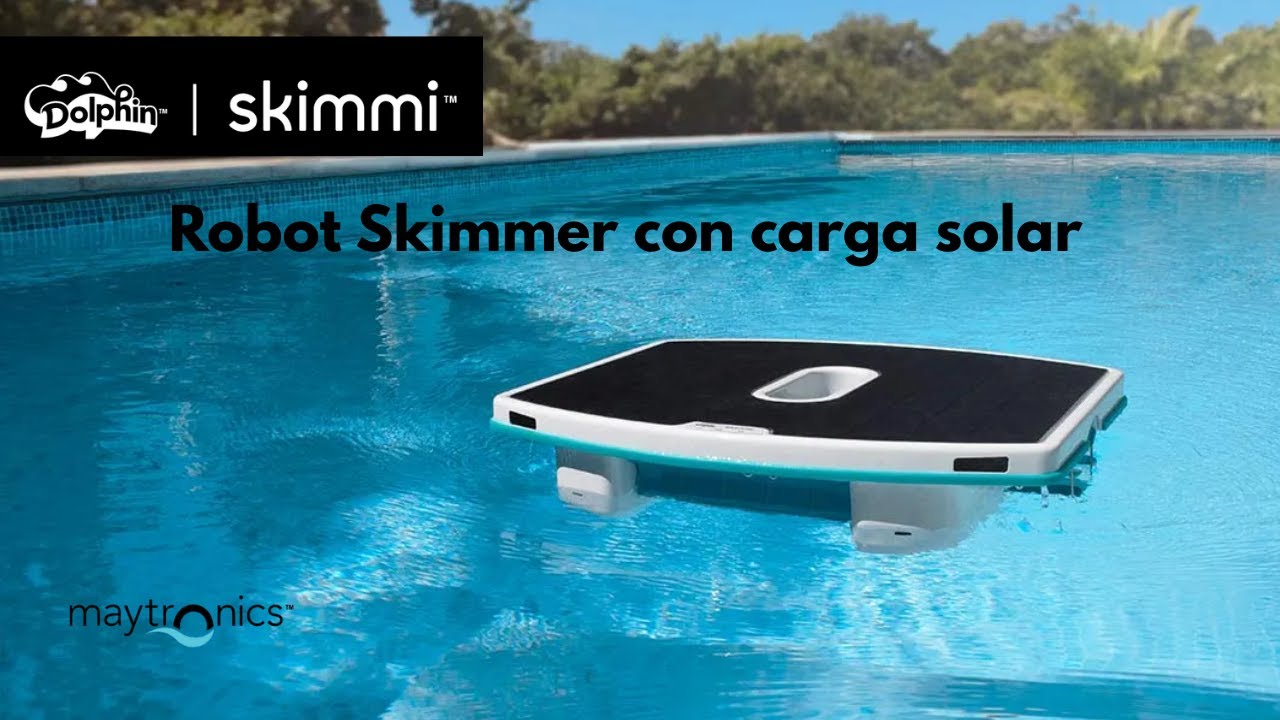 Dolphin Skimmi Robot Skimmer con carga solar
