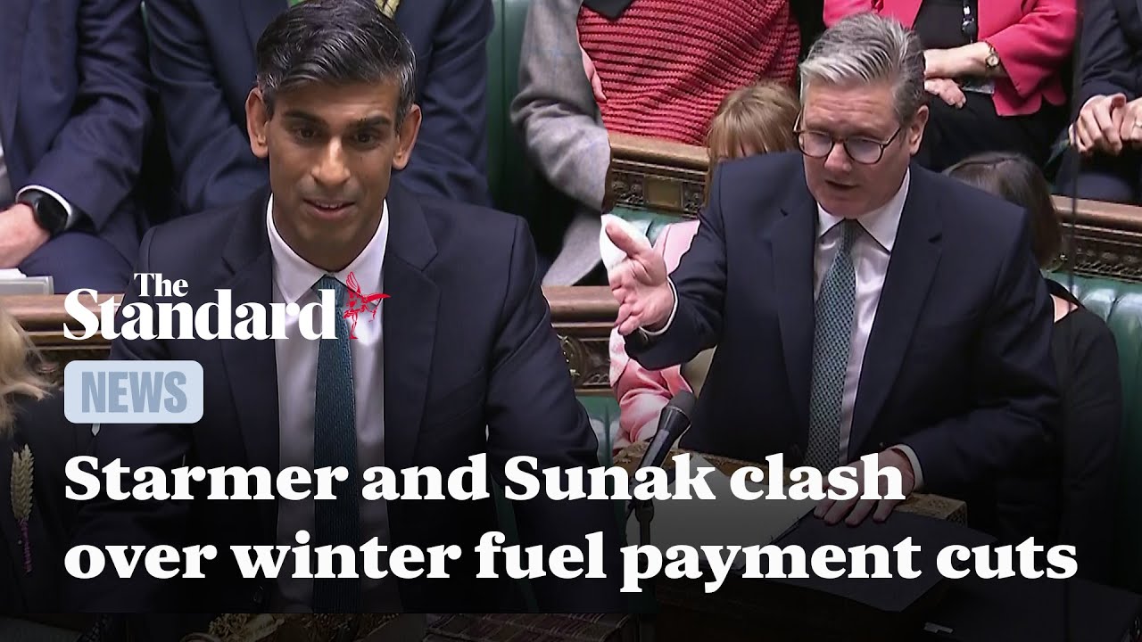 PMQs: Keir Starmer and Rishi Sunak clash over winter fuel payments