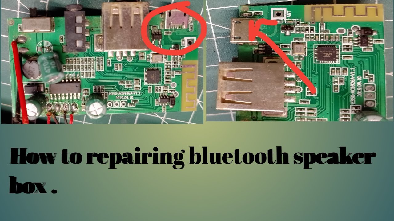 How to repairing Bluetooth  speaker box .