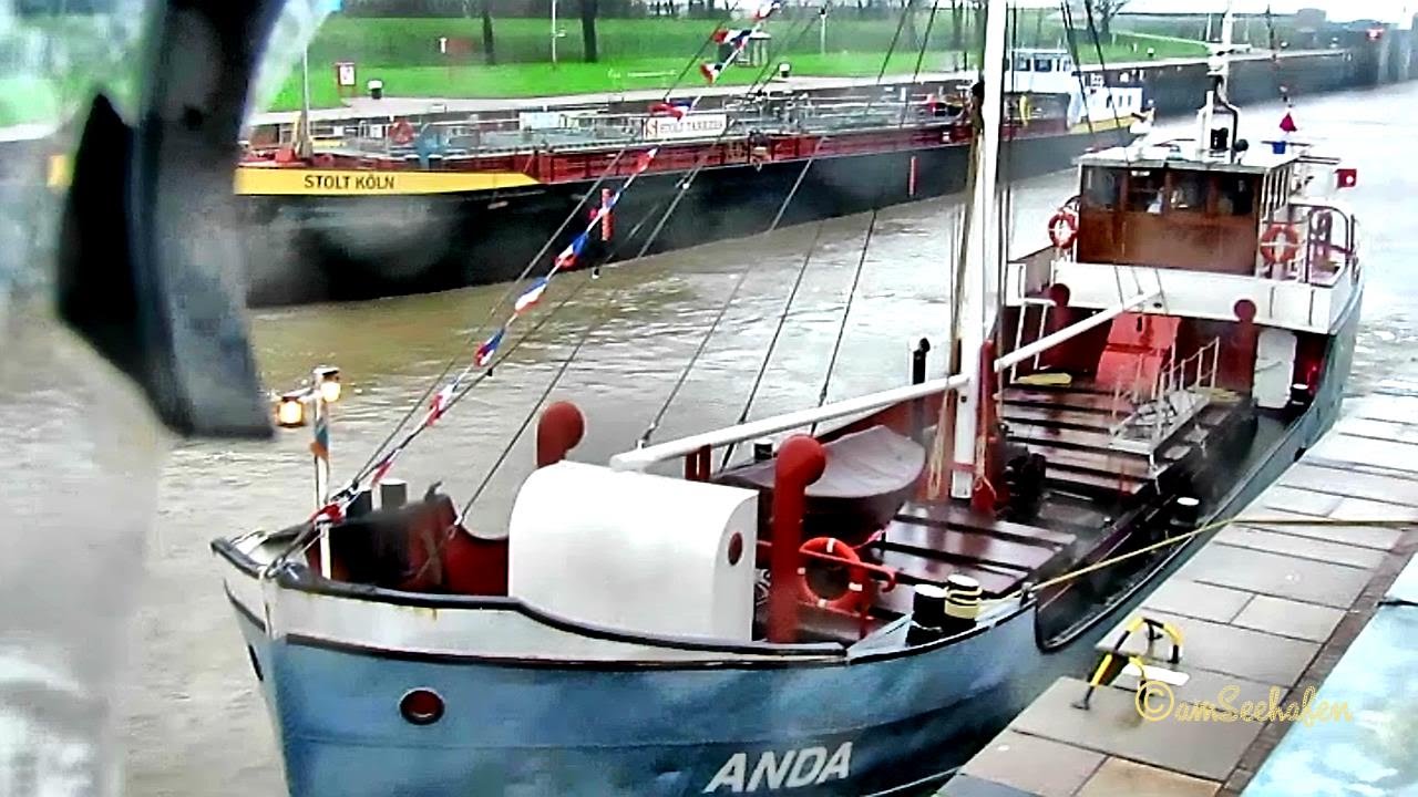 ANDA PE5565 IMO 5016078 Emden BJ 1936 general cargo vessel Schiff Frachtschiff coaster