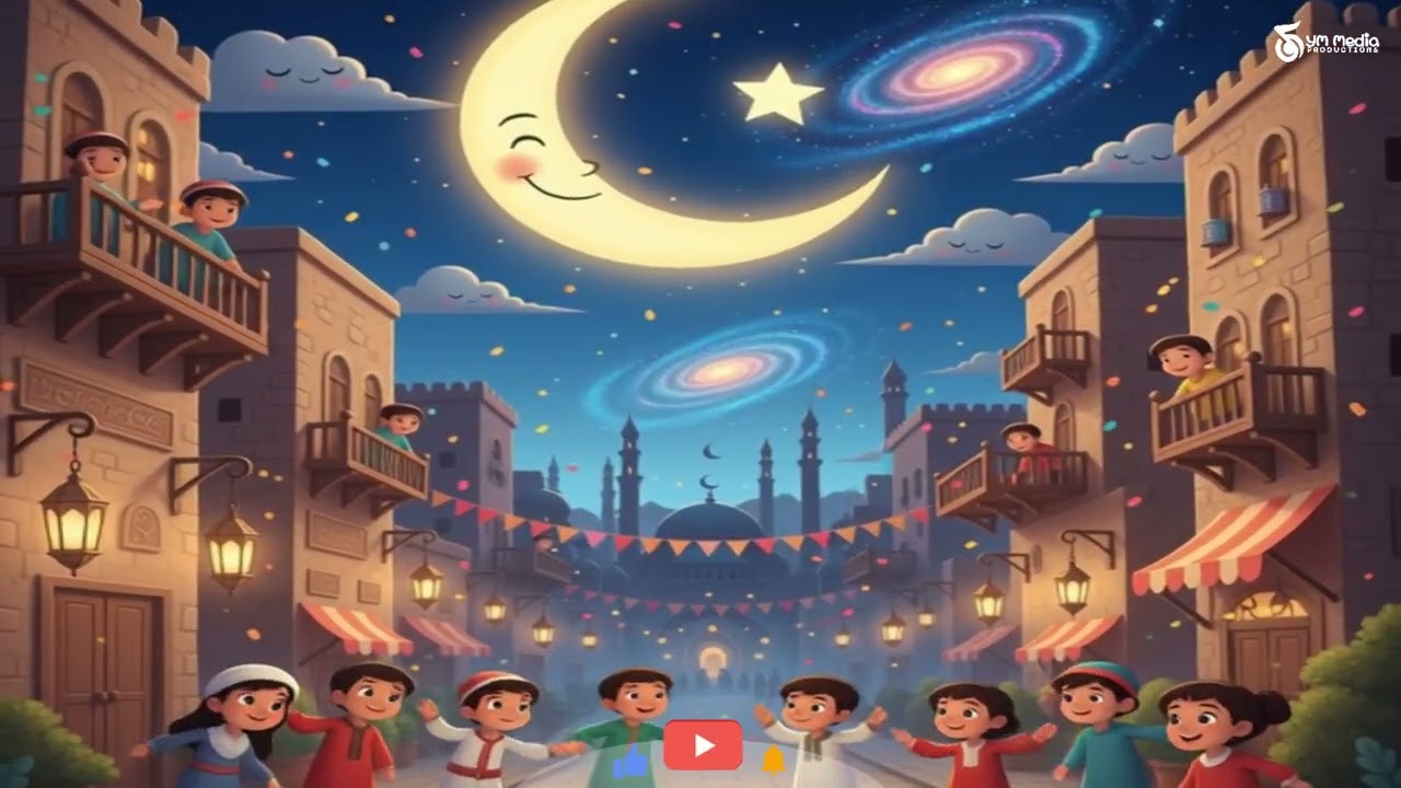 قمر رمضان 🌙✨ | اجمل اغنية اطفال رمضانية | Ramadan Kids Song