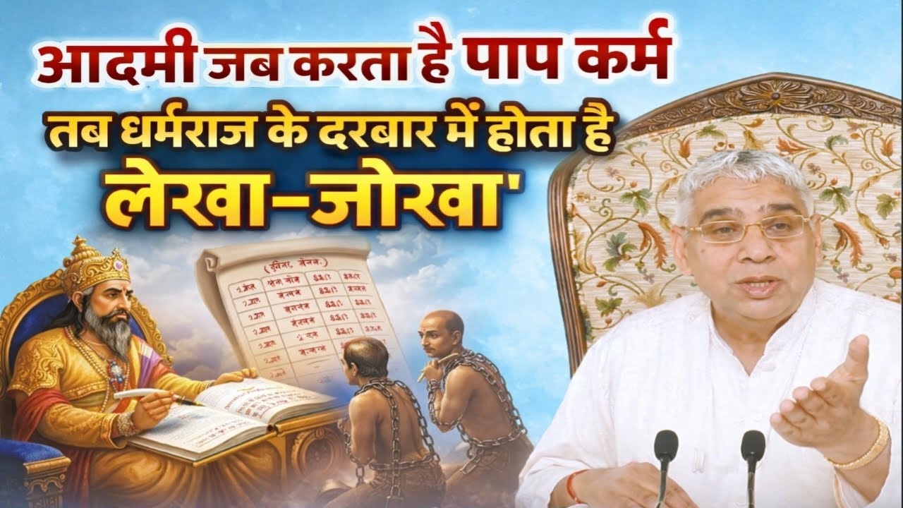 बुरे कर्मों का धर्मराज कैसे🔥🎯 लेता है लेखा-जोखा || Sant Rampal Ji Maharaj Bhajans #santrampalji