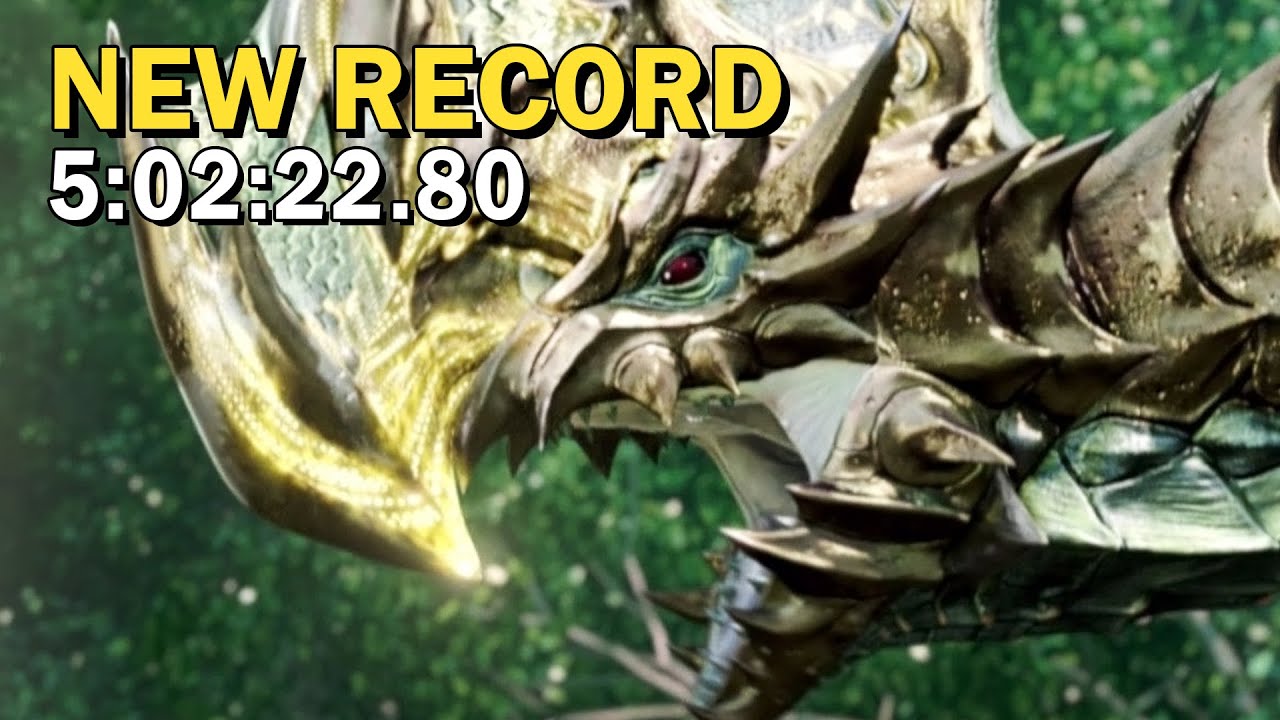 ALMOST UNDER 5 HOURS! MHGU Glavenus% No DLC Speedrun in 5:02:22.80 with Aerial Charge Blade!