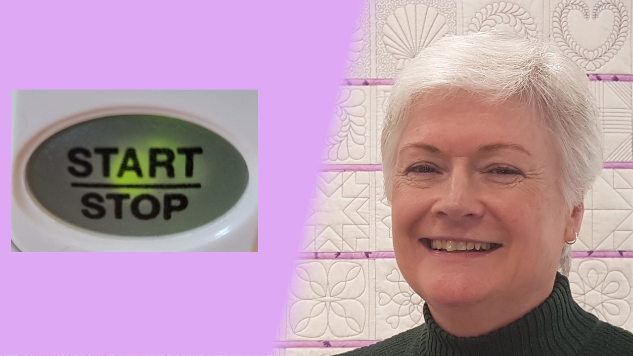 Start/Stop Button for beginners | Janome Elna