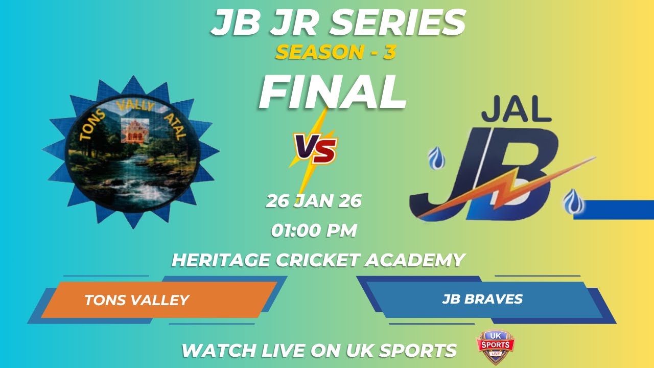 FINAL || JAL BRAVES VS TONS VALLEY || JBJR SERIES 3.0 ||