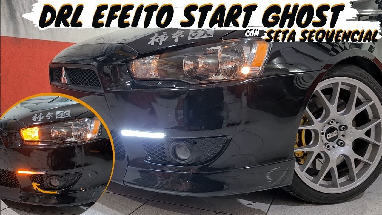 COMO INSTALAR LED DRL EFEITO START GHOST COM SETA SEQUENCIAL EM QUALQUER VEÍCULO