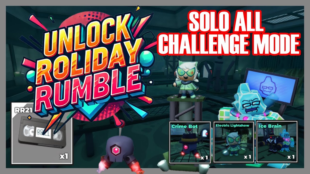 All Challenge Mode in Roliday Rumble ; Unlocking Roliday Rumble Map